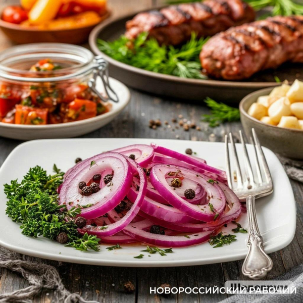 Палочка-выручалочка: маринованный красный лук для самых разных блюд Палочка-выручалочка: маринованный красный лук для самых разных блюд
