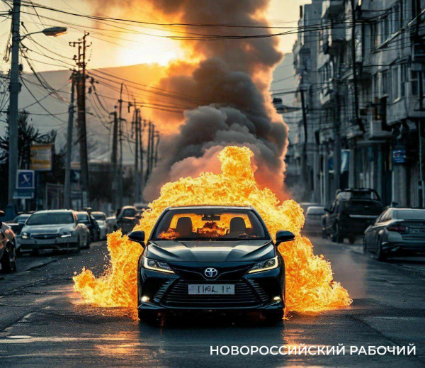 В Новороссийске ревнивый мужчина сжег иномарку и может сесть на 5 лет