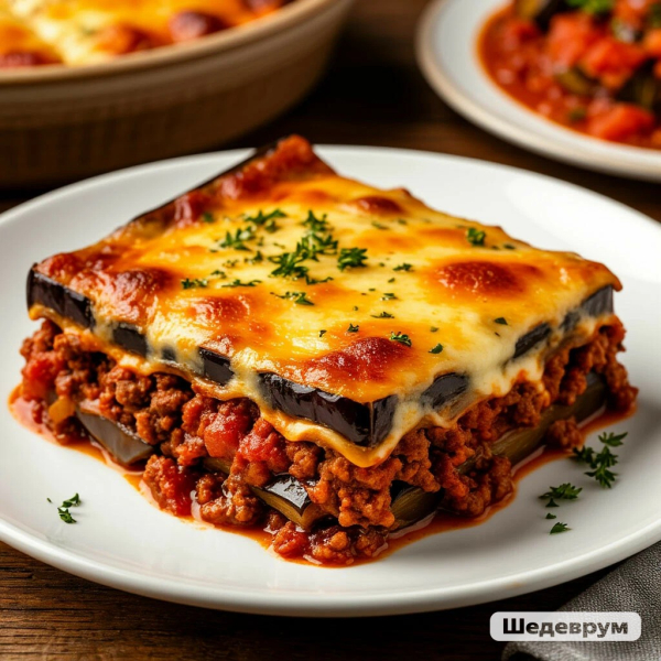 Мусака с баклажанами, картошкой и фаршем – классический рецепт