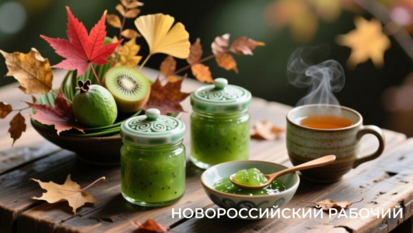 Витаминное варенье из фейхоа и киви Витаминное варенье из фейхоа и киви