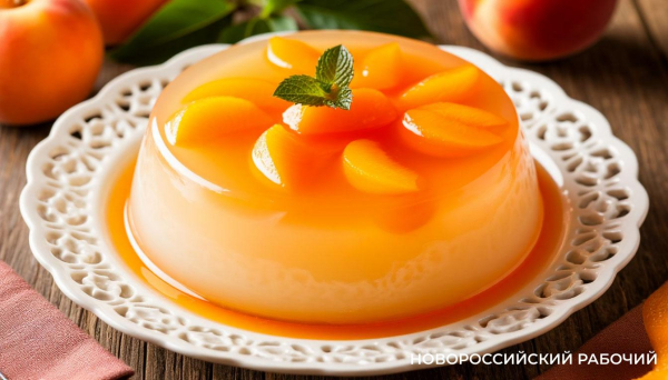 Персиковый &laquo;флан&raquo;